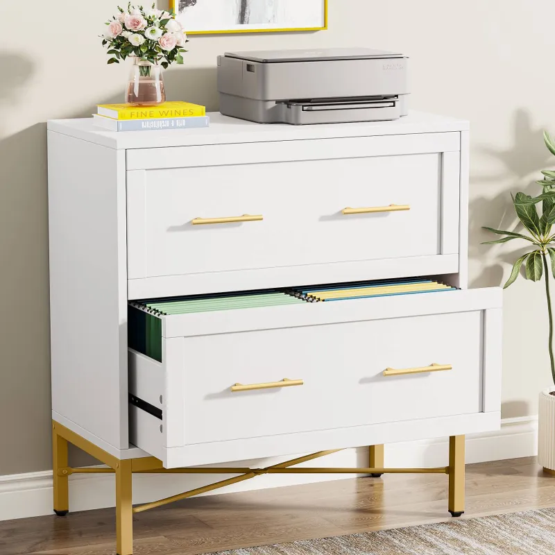 Tribesigns Printer Stands|Printer Stands*2 - Drawer File Cabinet, Lateral Storage Cabinet Printer Stand