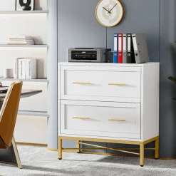 Tribesigns Printer Stands|Printer Stands*2 - Drawer File Cabinet, Lateral Storage Cabinet Printer Stand
