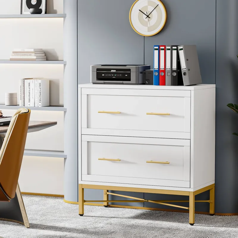 Tribesigns Printer Stands|Printer Stands*2 - Drawer File Cabinet, Lateral Storage Cabinet Printer Stand