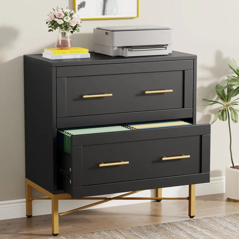 Tribesigns Printer Stands|Printer Stands*2 - Drawer File Cabinet, Lateral Storage Cabinet Printer Stand