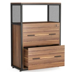 Tribesigns File Cabinets|File Cabinets*2 - Drawer File Cabinet, Letter/Legal / A4 Size Filing Cabinet with Lock