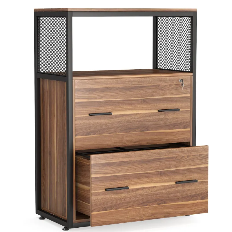 Tribesigns File Cabinets|File Cabinets*2 - Drawer File Cabinet, Letter/Legal / A4 Size Filing Cabinet with Lock
