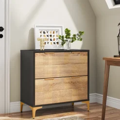 Tribesigns File Cabinets|File Cabinets*2 - Drawer File Cabinet, Modern Filing Cabinet with Adjustable Hanging Bar
