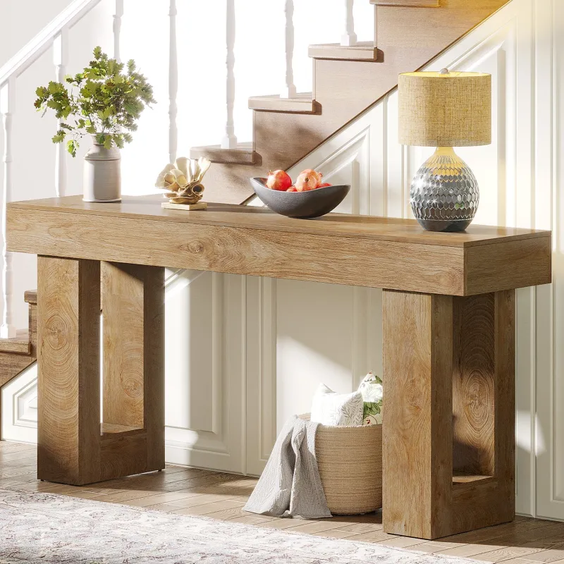 Tribesigns Console Tables|Console Tables*63 - Inch Console Table, Farmhouse Wooden Sofa Table Entryway Table