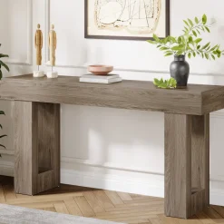 Tribesigns Console Tables|Console Tables*63 - Inch Console Table, Farmhouse Wooden Sofa Table Entryway Table
