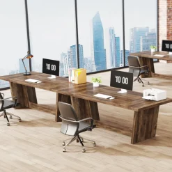 Tribesigns Desks*70.8 - Inch Executive Desk, Wood Study Computer Desk Writing Table