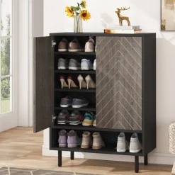 Tribesigns Shoe Racks & Cabinets|Shoe Racks & Cabinets*18 - Pair Shoe Cabinet, 6 - Tier Shoe Rack Organizer Cabinet with Door