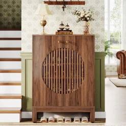 Tribesigns Shoe Racks & Cabinets|Shoe Racks & Cabinets*20 - Pair Shoe Cabinet, Stylish Shoe Rack Organizer With Doors