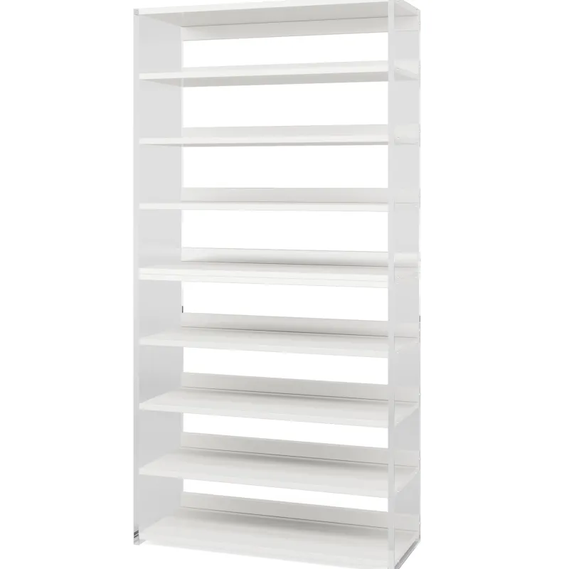 Tribesigns Bookcases & Bookshelves|Bookcases & Bookshelves*8 - Tier Bookshelf, Acrylic Bookcase Storage Display Shelf