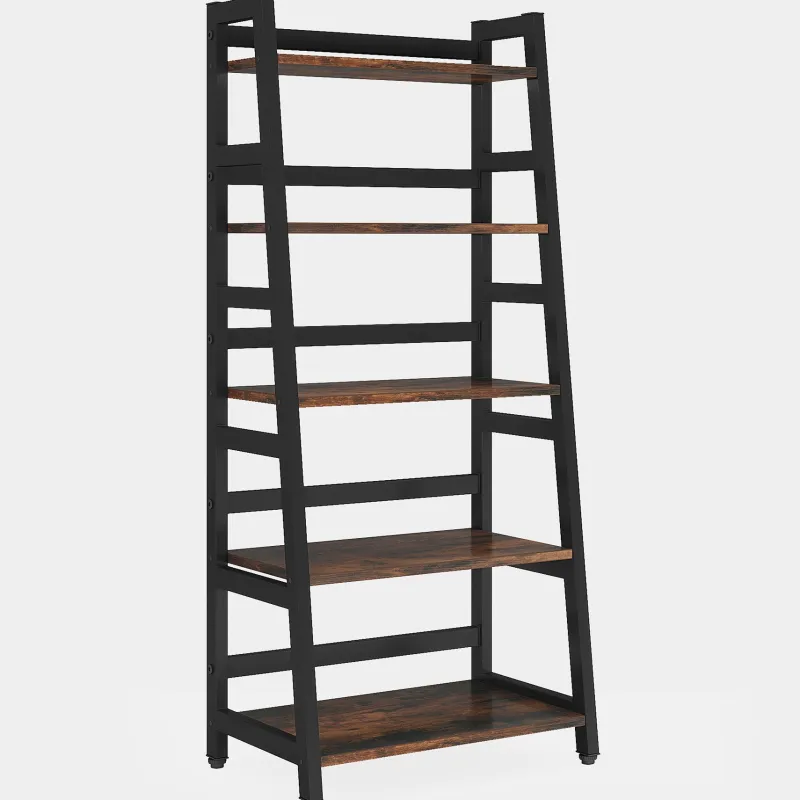 Tribesigns Bookcases & Bookshelves|Bookcases & Bookshelves*5 - Tier Bookshelf, Ladder Bookcase Etagere Storage Shelf
