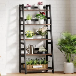 Tribesigns Bookcases & Bookshelves|Bookcases & Bookshelves*5 - Tier Bookshelf, Ladder Bookcase Etagere Storage Shelf