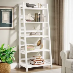 Tribesigns Bookcases & Bookshelves|Bookcases & Bookshelves*5 - Tier Bookshelf, Ladder Bookcase Etagere Storage Shelf