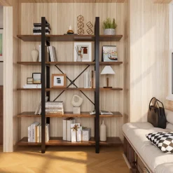 Tribesigns Bookcases & Bookshelves|Bookcases & Bookshelves*5 - Tier Bookshelf, Open Etagere Bookcase Storage Display Rack
