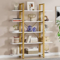 Tribesigns Bookcases & Bookshelves|Bookcases & Bookshelves*5 - Tier Bookshelf, Open Etagere Bookcase Storage Display Rack