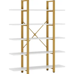 Tribesigns Bookcases & Bookshelves|Bookcases & Bookshelves*5 - Tier Bookshelf, Open Etagere Bookcase Storage Display Rack