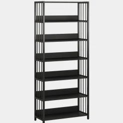 Tribesigns Bookcases & Bookshelves|Bookcases & Bookshelves*6 - Tier Bookshelf, Vintage Storage Display Rack With Open Shelves