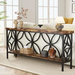Tribesigns Console Tables|Console Tables*2 - Tier Console Table, 70.9