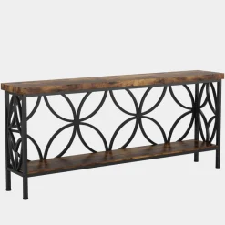 Tribesigns Console Tables|Console Tables*2 - Tier Console Table, 70.9