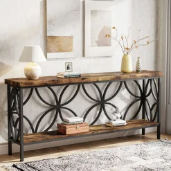 Tribesigns Console Tables|Console Tables*2 - Tier Console Table, 70.9