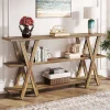 Tribesigns Console Tables|Console Tables*3 - Tier Console Table, Farmhouse Hallway Table with Storage Shelves