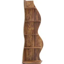 Tribesigns Corner Shelves|Corner Shelves*5 - Tier Corner Shelf, Modern Wall Corner Bookshelf Bookcase