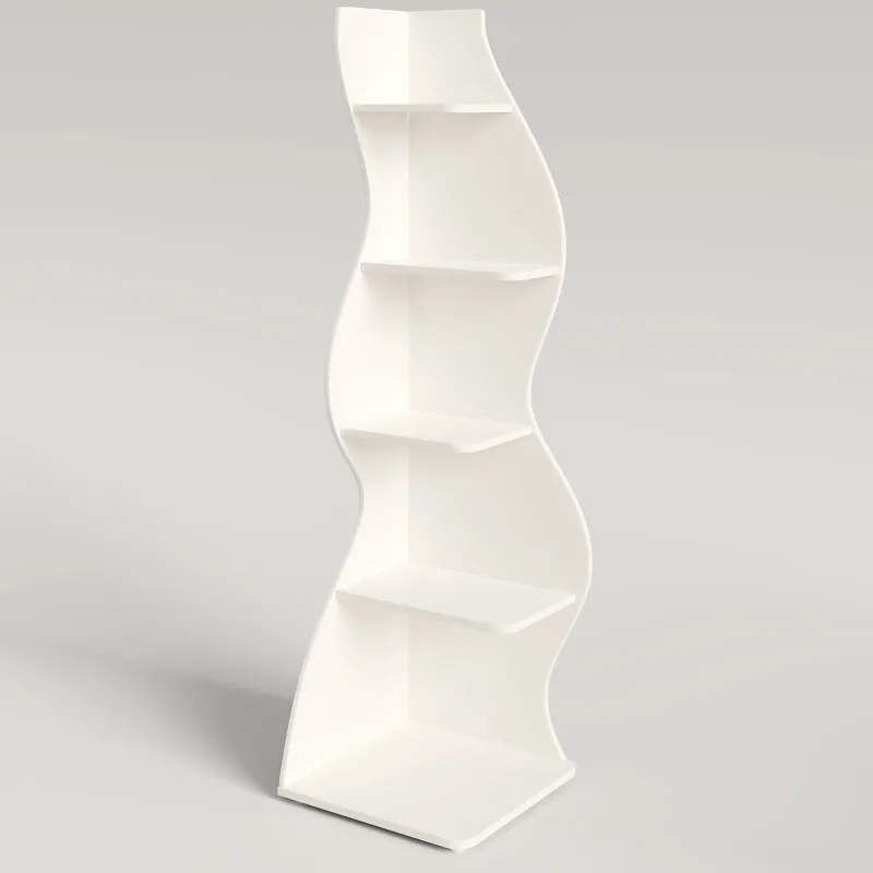 Tribesigns Corner Shelves|Corner Shelves*5 - Tier Corner Shelf, Modern Wall Corner Bookshelf Bookcase