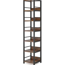 Tribesigns Corner Shelves|Corner Shelves*6 - Tier Corner Shelf, Narrow Etagere Bookshelf Storage Rack