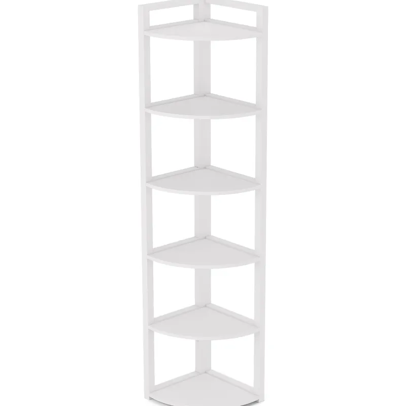 Tribesigns Corner Shelves|Corner Shelves*6 - Tier Corner Shelf, Small Corner Bookshelf Storage Rack
