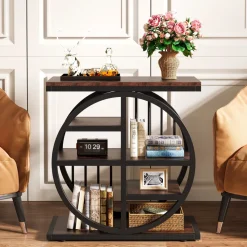 Tribesigns End & Side Tables*5 - tier End Table, Side Table Accent Table With 5 Shelves