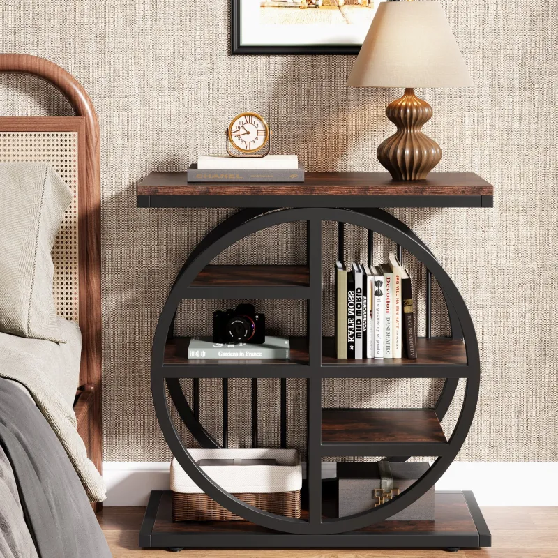 Tribesigns End & Side Tables*5 - tier End Table, Side Table Accent Table With 5 Shelves