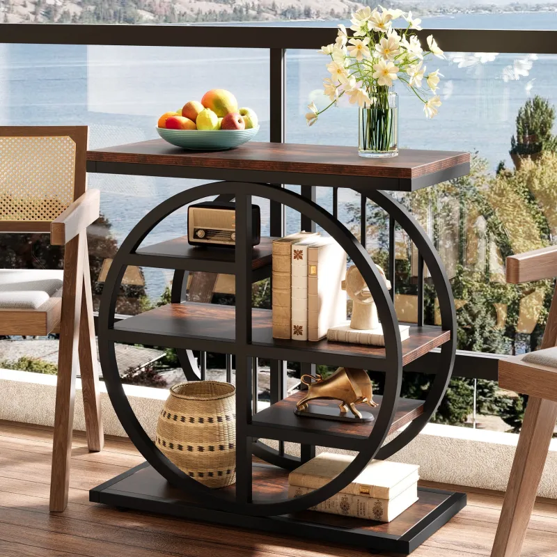 Tribesigns End & Side Tables*5 - tier End Table, Side Table Accent Table With 5 Shelves