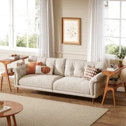 Tribesigns End & Side Tables*2 - Tier End Table, Slim Sofa Side Table with Storage Shelf