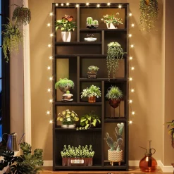 Tribesigns Bookcases & Bookshelves|Bookcases & Bookshelves*8 - Tier Etagere Bookshelf, 70.9