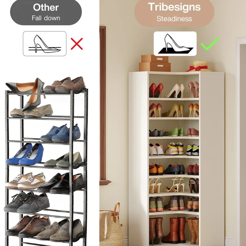 Tribesigns Shoe Racks & Cabinets|Shoe Racks & Cabinets*9 - Tier Shoe Cabinet, 24 - 32 Pairs Freestanding Shoe Rack Shoe Organizer