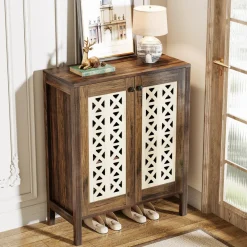 Tribesigns Shoe Racks & Cabinets|Shoe Racks & Cabinets*5 - Tier Shoe Cabinet, 25 Pairs Freestanding Shoe Organizer with Adjustable Shelves