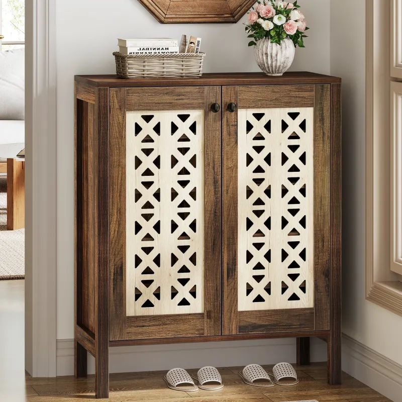 Tribesigns Shoe Racks & Cabinets|Shoe Racks & Cabinets*5 - Tier Shoe Cabinet, 25 Pairs Freestanding Shoe Organizer with Adjustable Shelves