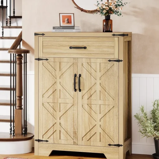 Tribesigns Shoe Racks & Cabinets|Shoe Racks & Cabinets*5 - Tier Shoe Cabinet, Farmhouse Shoe Racks Entryway Storage Organizer