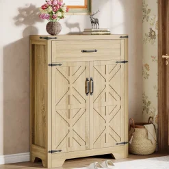 Tribesigns Shoe Racks & Cabinets|Shoe Racks & Cabinets*5 - Tier Shoe Cabinet, Farmhouse Shoe Racks Entryway Storage Organizer