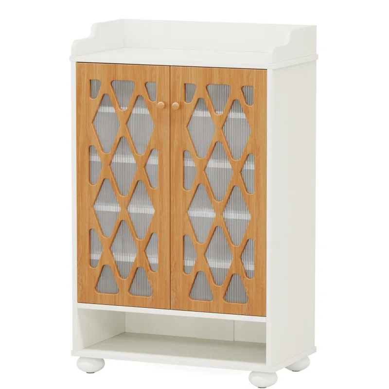 Tribesigns Shoe Racks & Cabinets|Shoe Racks & Cabinets*7 - Tier Shoe Cabinet, Modern Wood Shoe Rack With Adjustable Shelves