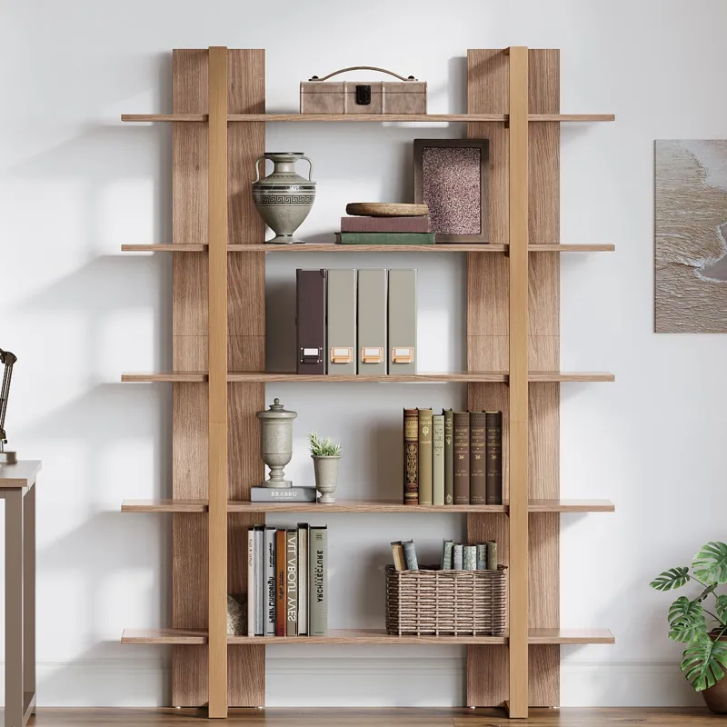 Tribesigns Bookcases & Bookshelves|Bookcases & Bookshelves*70.8" Bookshelf, 5 - Tier Etagere Bookcase Display Shelf