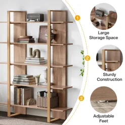 Tribesigns Bookcases & Bookshelves|Bookcases & Bookshelves*70.8