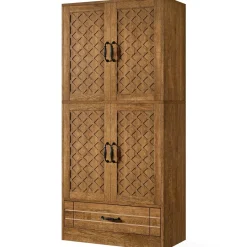 Tribesigns Bookcases & Bookshelves|Bookcases & Bookshelves*70" Bookshelf, Freestanding Bookcase with Storage Drawer