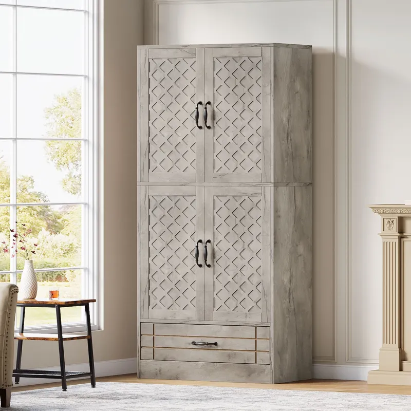 Tribesigns Bookcases & Bookshelves|Bookcases & Bookshelves*70" Bookshelf, Freestanding Bookcase with Storage Drawer