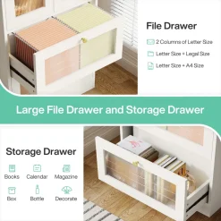 Tribesigns Bookcases & Bookshelves|Bookcases & Bookshelves*70.8