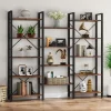 Tribesigns Bookcases & Bookshelves|Bookcases & Bookshelves*70" Bookshelf, Triple Wide Etagere Bookcase Open Display Shelf