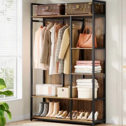 Tribesigns Closet Organizers|Clothes & Garment Racks*78" Clothes Rack, Tall Freestanding Closet Organizer Garment Rack