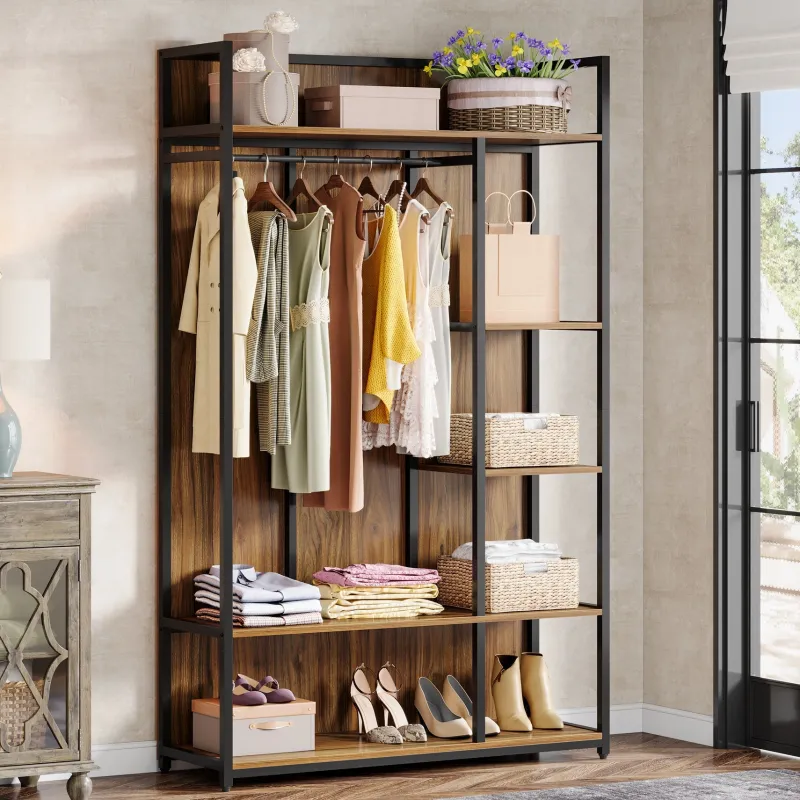 Tribesigns Closet Organizers|Clothes & Garment Racks*78" Clothes Rack, Tall Freestanding Closet Organizer Garment Rack