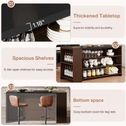 Tribesigns Kitchen Islands|Kitchen Islands*55