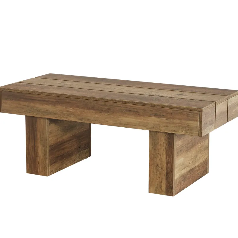 Tribesigns Coffee Tables*47" Coffee Table, Farmhouse Accent Table Snack Table