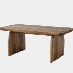Tribesigns Coffee Tables*47" Coffee Table, Farmhouse Center Table Low Cocktail Tea Table